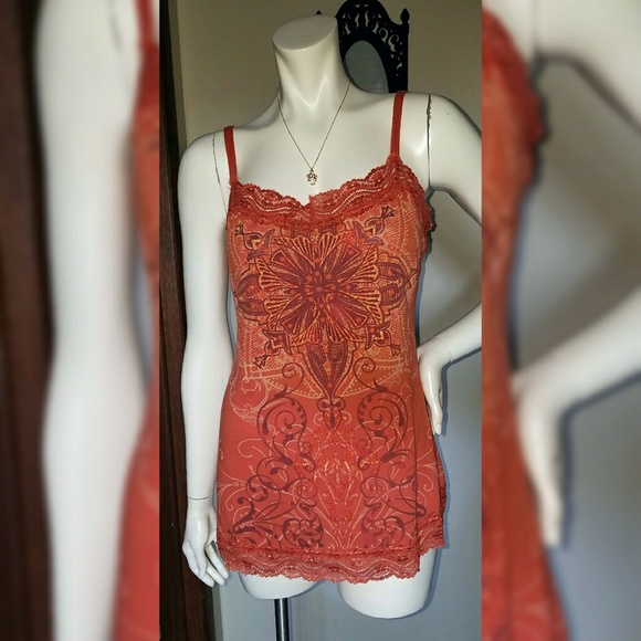 Maurices Tops - MAURICES PLUS SZ Layering TOP Lace Cami BEADED